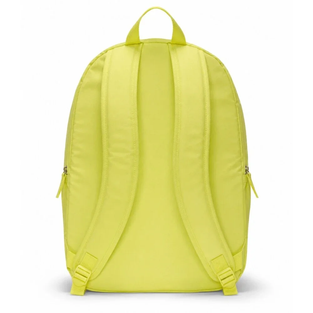 Nike Neon Yellow Black Logo Backpack New With Tags School Travel Gym Bag